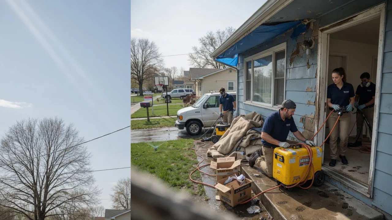 Basement Flood Cleanup in Golden, OK near me